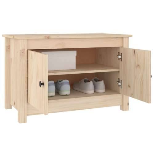 Ormarić za cipele 70 x 38 x 45,5 cm od masivne borovine - Prirodna 1 Cijena