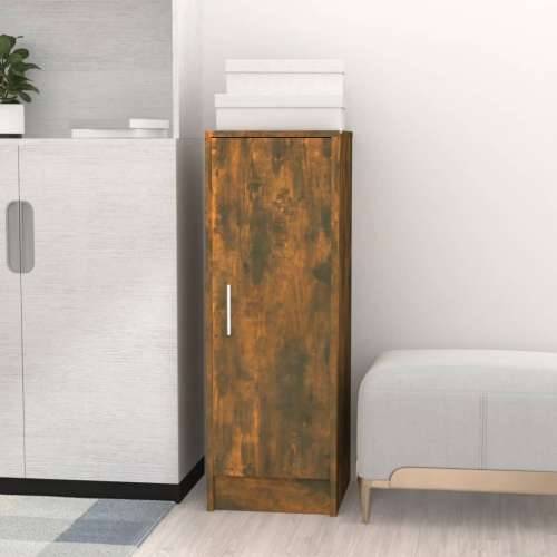 Ormarić za cipele dimljeni hrast 32x35x92 cm konstruirano drvo - Dimljeni hrast 32 x 35 x 92 cm 1 shoe cabinet with door Cijena
