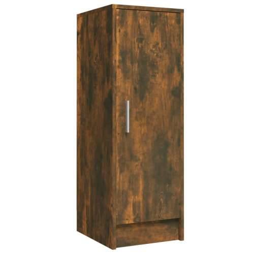 Ormarić za cipele dimljeni hrast 32x35x92 cm konstruirano drvo - Dimljeni hrast 32 x 35 x 92 cm 1 shoe cabinet with door Cijena