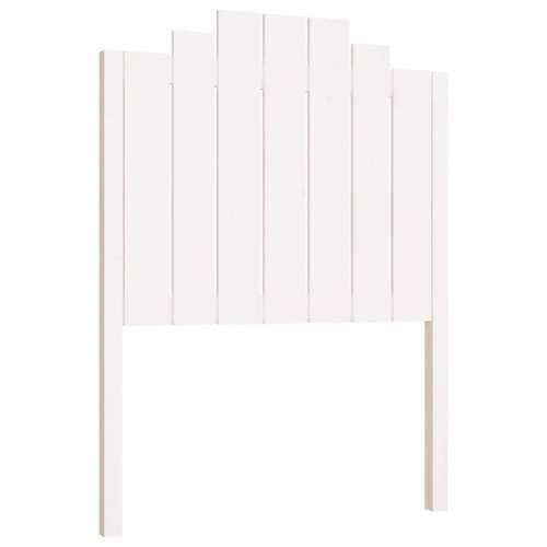 Uzglavlje za krevet bijelo 81 x 4 x 100 cm od masivne borovine - Bijela 81 x 110 cm 1 Cijena