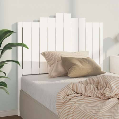 Uzglavlje za krevet bijelo 106 x 4 x 110 cm od masivne borovine - Bijela 106 x 110 cm 1 Cijena