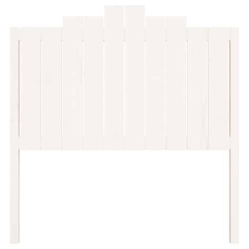 Uzglavlje za krevet bijelo 106 x 4 x 110 cm od masivne borovine - Bijela 106 x 110 cm 1 Cijena
