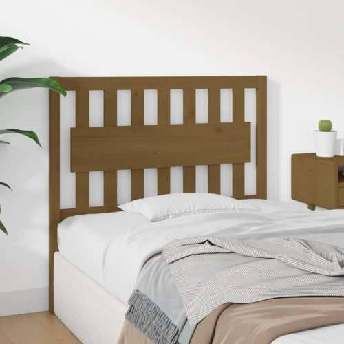 Uzglavlje za krevet boja meda 105,5x4x100 cm masivna borovina Cijena