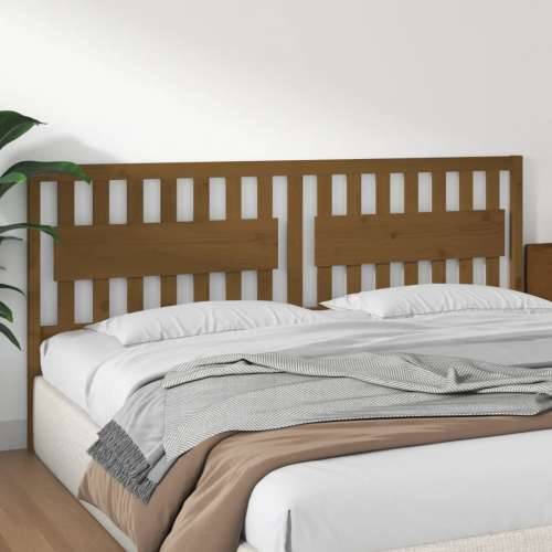 Uzglavlje za krevet boja meda 205,5x4x100 cm masivna borovina Cijena