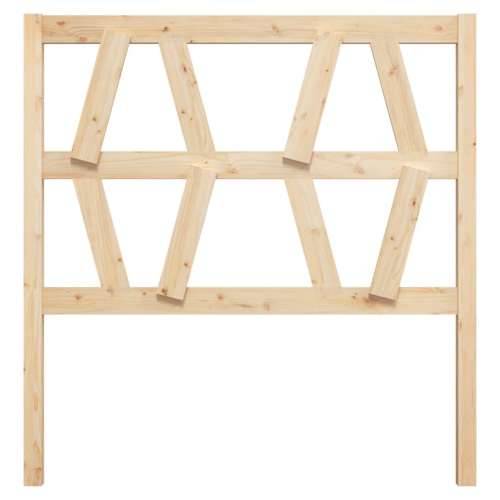 Uzglavlje za krevet 106 x 4 x 100 cm od masivne borovine - Prirodna 106 x 100 cm 1 Cijena