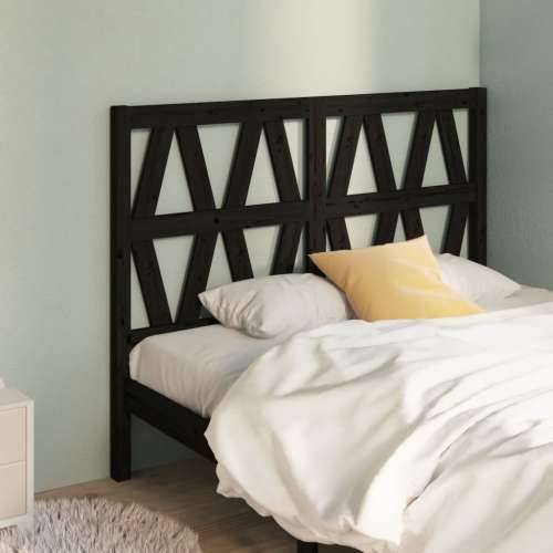 Uzglavlje za krevet crno 166 x 4 x 100 cm od masivne borovine - Crna 166 x 100 cm 1 Cijena