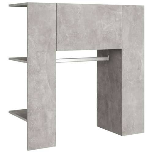 Ormarić za hodnik boja betona 97,5x37x99 cm konstruirano drvo - Beton siva 1 Cijena