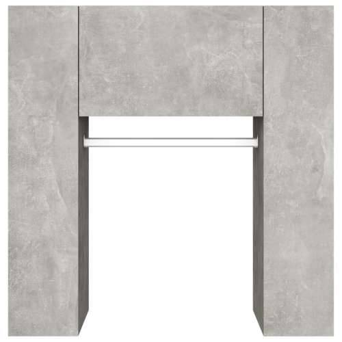 Ormarić za hodnik boja betona 97,5x37x99 cm konstruirano drvo - Beton siva 1 Cijena