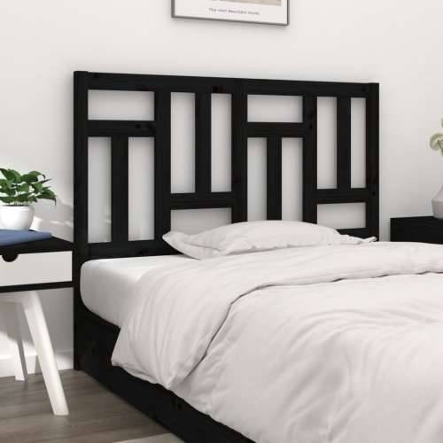 Uzglavlje za krevet crno 205,5 x 4 x 100 cm od masivne borovine - Crna 205.5 x 100 cm 1 Cijena