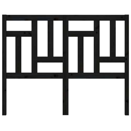 Uzglavlje za krevet crno 205,5 x 4 x 100 cm od masivne borovine - Crna 205.5 x 100 cm 1 Cijena