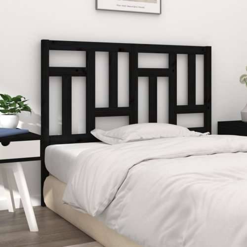 Uzglavlje za krevet crno 205,5 x 4 x 100 cm od masivne borovine - Crna 205.5 x 100 cm 1 Cijena
