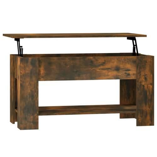 Stolić za kavu boja hrasta 101x49x52 cm konstruirano drvo - Dimljeni hrast 101 x 49 x 52 cm 1 Cijena