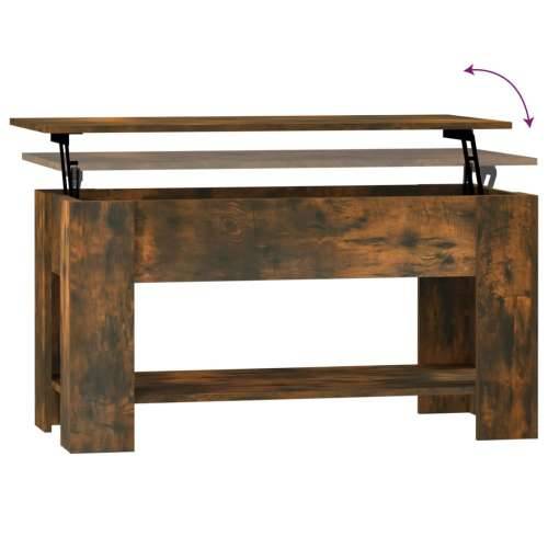 Stolić za kavu boja hrasta 101x49x52 cm konstruirano drvo - Dimljeni hrast 101 x 49 x 52 cm 1 Cijena