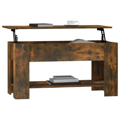 Stolić za kavu boja hrasta 101x49x52 cm konstruirano drvo - Dimljeni hrast 101 x 49 x 52 cm 1 Cijena