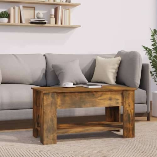 Stolić za kavu boja hrasta 101x49x52 cm konstruirano drvo - Dimljeni hrast 101 x 49 x 52 cm 1 Cijena