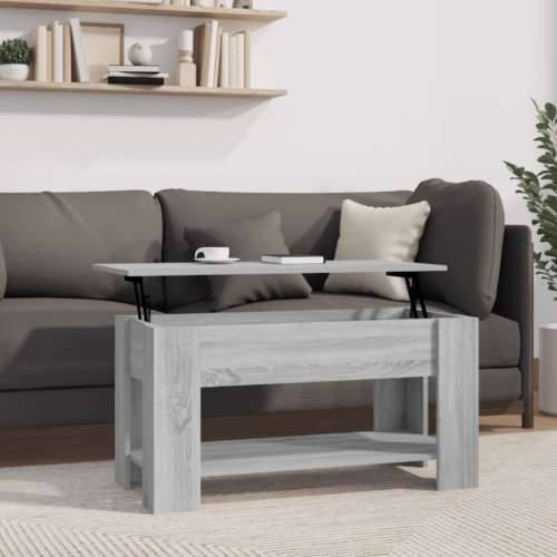 Stolić za kavu boja hrasta 101 x 49 x 52 cm konstruirano drvo - Sivi hrast sonoma 101 x 49 x 52 cm 1 Cijena