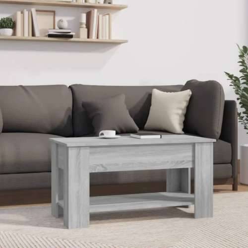 Stolić za kavu boja hrasta 101 x 49 x 52 cm konstruirano drvo - Sivi hrast sonoma 101 x 49 x 52 cm 1 Cijena