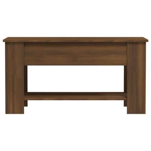 Stolić za kavu smeđa boja hrasta 101x49x52 cm konstruirano drvo - Smeđi hrast 101 x 49 x 52 cm 1 Cijena