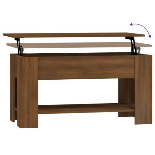Stolić za kavu smeđa boja hrasta 101x49x52 cm konstruirano drvo - Smeđi hrast 101 x 49 x 52 cm 1 Cijena