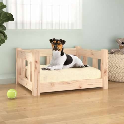 Krevet za pse 55,5 x 45,5 x 28 cm od masivne borovine Cijena