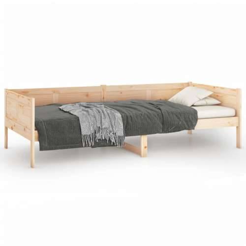 Dnevni ležaj od masivne borovine 80 x 200 cm - Prirodna 80 x 200 cm Cijena