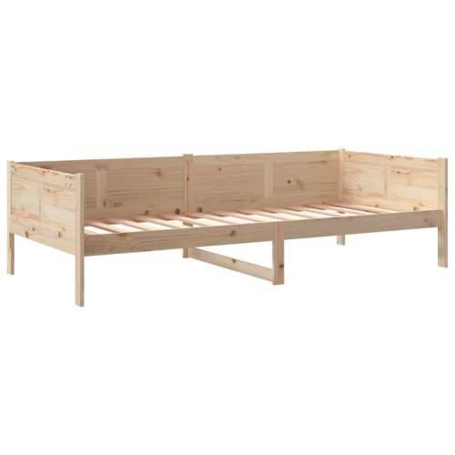 Dnevni ležaj od masivne borovine 80 x 200 cm - Prirodna 80 x 200 cm Cijena