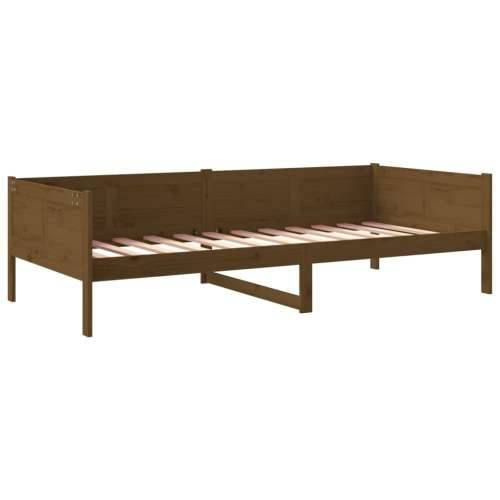 Dnevni ležaj od masivne borovine smeđa boja meda 80 x 200 cm - boja meda 80 x 200 cm Cijena