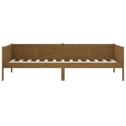 Dnevni ležaj od masivne borovine smeđa boja meda 90 x 190 cm - boja meda 90 x 190 cm Cijena
