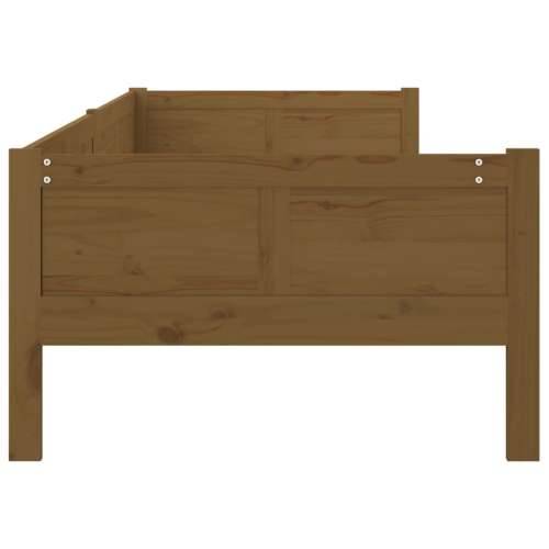 Dnevni ležaj od masivne borovine smeđa boja meda 90 x 190 cm - boja meda 90 x 190 cm Cijena