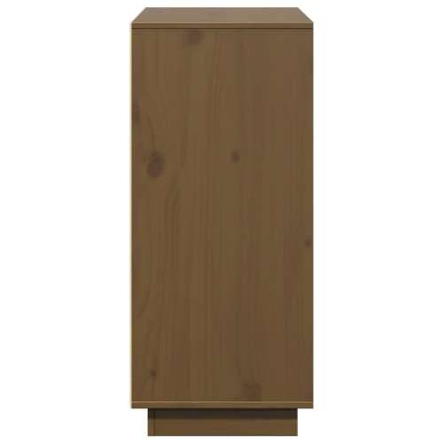 Komoda smeđa boja meda 110,5x35x80 cm od masivne borovine - boja meda 1 Cijena