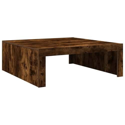 Stolić za kavu boja hrasta 100 x 100 x 35 cm konstruirano drvo - Dimljeni hrast 100 x 100 x 35 cm 1 Cijena
