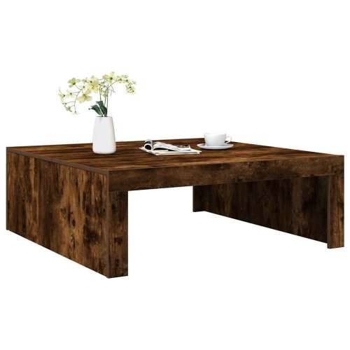 Stolić za kavu boja hrasta 100 x 100 x 35 cm konstruirano drvo - Dimljeni hrast 100 x 100 x 35 cm 1 Cijena