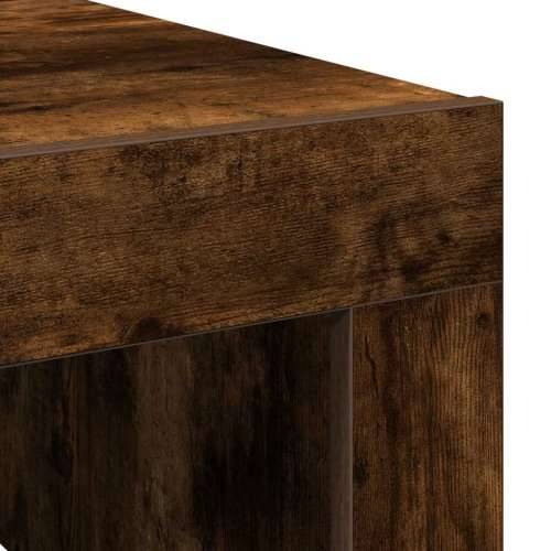 Stolić za kavu boja hrasta 100 x 100 x 35 cm konstruirano drvo - Dimljeni hrast 100 x 100 x 35 cm 1 Cijena