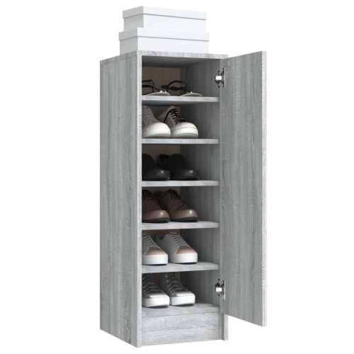Ormarić za cipele sivi hrast 32 x 35 x 92 cm konstruirano drvo - Sivi hrast sonoma 31.5 x 35 x 92 cm 1 shoe cabinet with door Cijena