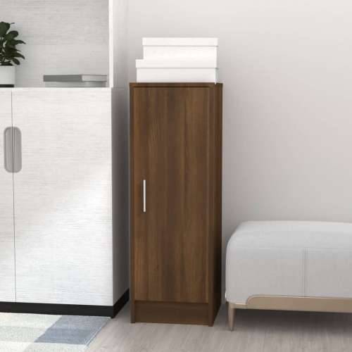 Ormarić za cipele smeđi hrast 32 x 35 x 92 cm konstruirano drvo - Smeđi hrast 31.5 x 35 x 92 cm 1 shoe cabinet with door Cijena