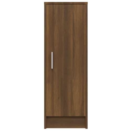 Ormarić za cipele smeđi hrast 32 x 35 x 92 cm konstruirano drvo - Smeđi hrast 31.5 x 35 x 92 cm 1 shoe cabinet with door Cijena