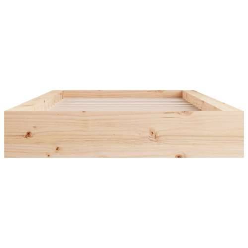 Okvir za krevet 140x190 cm od masivnog drva - Prirodna 140 x 190 cm Cijena