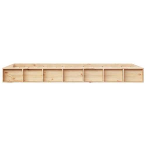 Okvir za krevet 140x190 cm od masivnog drva - Prirodna 140 x 190 cm Cijena