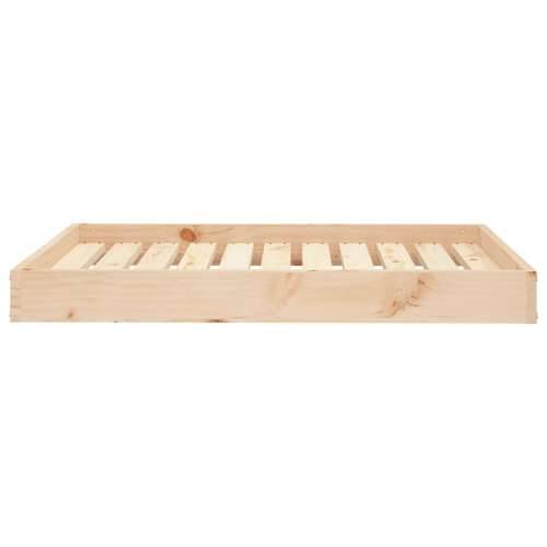 Krevet za pse 91,5 x 64 x 9 cm od masivne borovine - Prirodna 91.5 x 64 x 9 cm Cijena