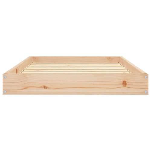 Krevet za pse 91,5 x 64 x 9 cm od masivne borovine - Prirodna 91.5 x 64 x 9 cm Cijena