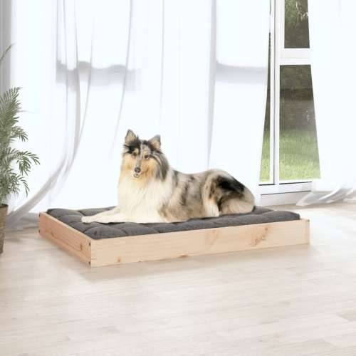 Krevet za pse 91,5 x 64 x 9 cm od masivne borovine - Prirodna 91.5 x 64 x 9 cm Cijena