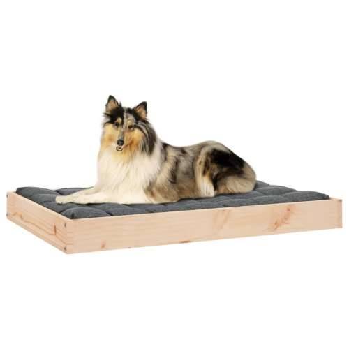 Krevet za pse 91,5 x 64 x 9 cm od masivne borovine - Prirodna 91.5 x 64 x 9 cm Cijena