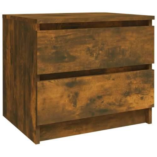 Noćni ormarići hrast 2 kom boja hrasta 50 x 39 x 43,5 cm drveni Dimljeni hrast 2 Cijena