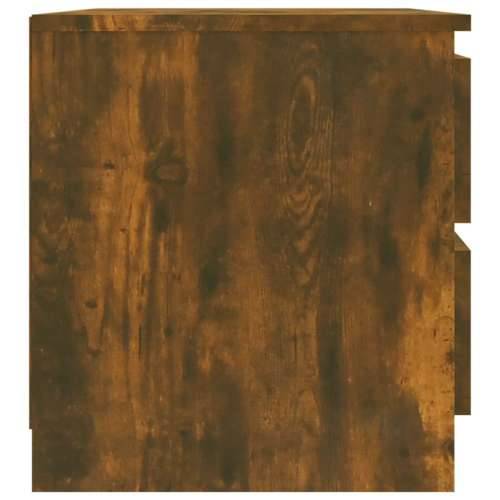 Noćni ormarići hrast 2 kom boja hrasta 50 x 39 x 43,5 cm drveni Dimljeni hrast 2 Cijena