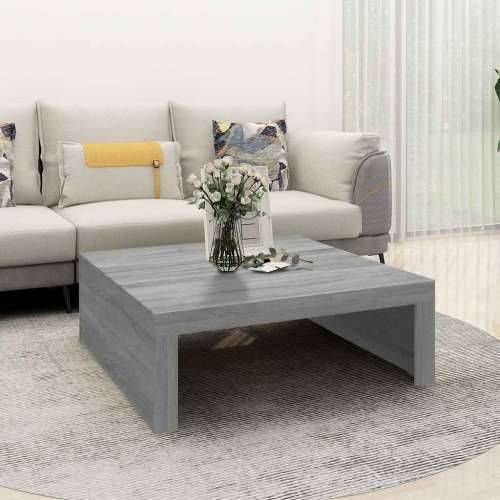 Stolić za kavu boja hrasta 100 x 100 x 35 cm konstruirano drvo - Sivi hrast sonoma 100 x 100 x 35 cm 1 Cijena