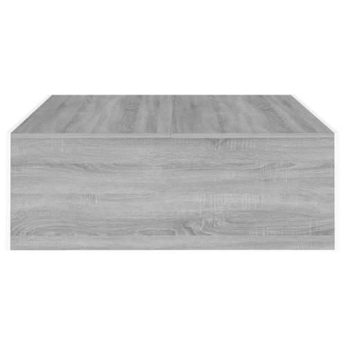 Stolić za kavu boja hrasta 100 x 100 x 35 cm konstruirano drvo - Sivi hrast sonoma 100 x 100 x 35 cm 1 Cijena