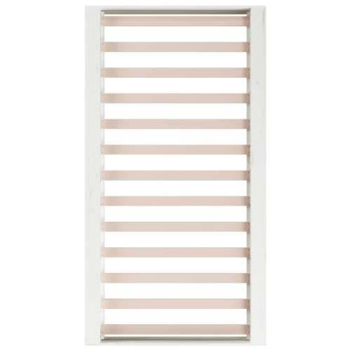 Okvir za krevet bijela 140x190 cm od masivnog drva - Bijela 140 x 190 cm Cijena
