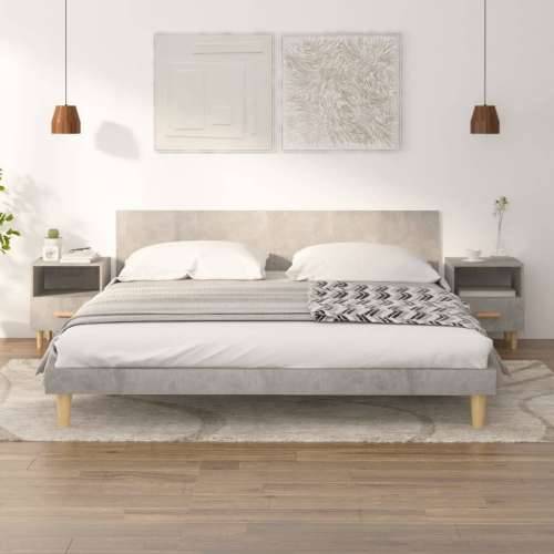 Noćni ormarići 2 kom siva boja betona 40 x 35 x 47 cm - Beton siva 2 Cijena