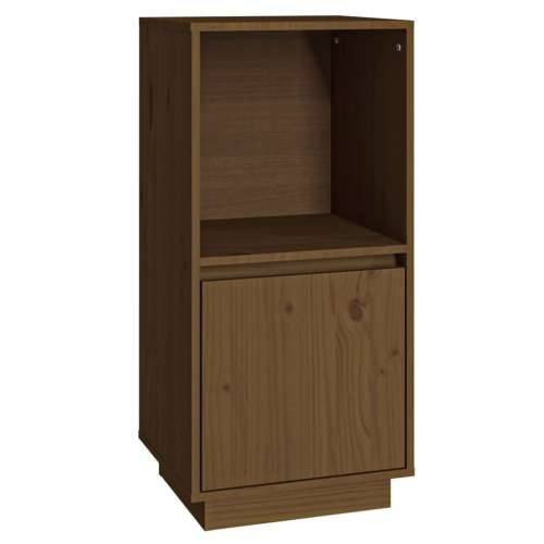 Komoda smeđa boja meda 38x35x80 cm od masivne borovine - boja meda 1 Cijena