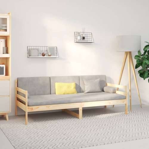 Dnevni krevet bez madraca 90 x 190 cm od masivne borovine - Prirodna 90 x 190 cm Cijena